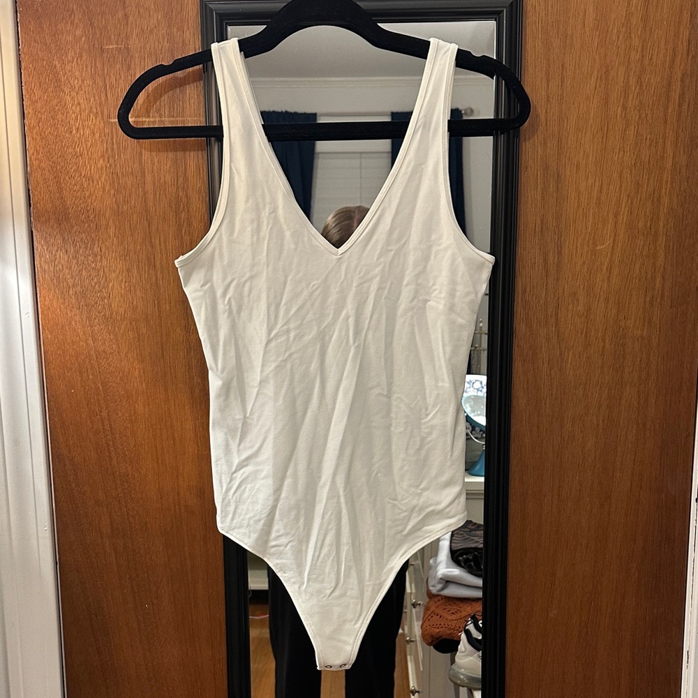 Abercrombie & Fitch White Bodysuit
